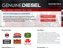 Tablet Screenshot of genuinediesel.com